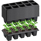 Yard Yard 200 Cells Seed Trays - 20 PCS Reusable Seedling Plug Trays Starter Container for Nursery Greenhouse Garden Growing Plants Propagation Germination GP02A20