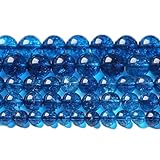 4MM 86PCS Natural Stone Blueberry Crystal Beads Quartz Power Loose Beads for Jewelry Making DIY Bracelet