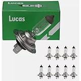 H7 HEADLIGHT BULB 55W 2 PIN DIPPED BEAN LLB477 12V R477 LUCAS PACK OF 10