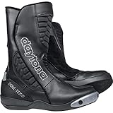 Daytona Strive GTX Motorcycle Boots Long Sports Boots Black 48 Unisex Athletes All Year Round Leather, black, 13.5 UK