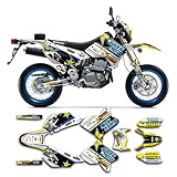 Kungfu Graphics Decal Kit for Suzuki DRZ 400 SM DRZ400SM Supermoto, SZDRSE9919002-KO