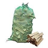 1 x 25L Net Warma Oak Wood Pizza Kindling Kiln Dried Hardwood Little Logs - Ready to Burn - Suitable for Ooni Uuni Nero Dellonda Portable Pizza Ovens Firewood Fuel Stove Chimenea Outdoor Open Fires