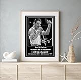 Stunning Quality Freddie Mercury Signed/Autographed Print (A3 Print 42cm x 29.7cm)