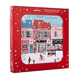 Hallmark Christmas Card, Multipack Christmas Cards, Pack of 16, 2 Designs, Street Scene & Snow Globe, Charity Christmas Cards, With Envelopes