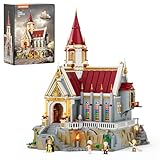 Lumibricks King’s Castle Treasury with LED Lights – 3209pcs Gothic Medieval Castle Building Kit, 16 Light Points, L-Shaped Fortress with Hidden Chambers, Collectible Model for Adults, Gift & Display