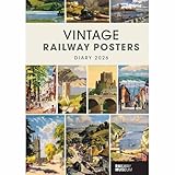 Carousel Calendars National Railway Museum, Vintage Railway Posters A5 Diary 2026