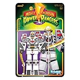 SUPER7 Power Rangers White Tigerzord (Warrior) ReAction 6" Collectible Figure