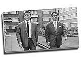 The Kray Twins Gangster Canvas Print Wall Art Picture Canvas Prints 30 X 16 Inches (76.2Cm X 40.6Cm)