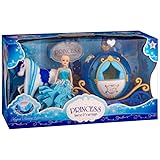 New Blue Amazing Princess Horse & Carriage Doll Playset – Light-Up Magical Carriage with Flashing Lights & Sound – Perfect Fairytale Gift for Little Princesses Ages 3+ -A13