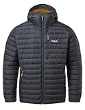 Rab Men's Microlight Alpine Jacket - Lightweight Down Coat for Trekking, Climbing, & Skiing - Beluga - Large