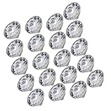 20pcs Yibuy Diamond Bright Crystal Beautiful Upholstery Sofa Decoration Sew Buttons14mm Drill Diameter