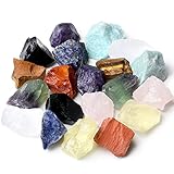 XIANNVXI 10 Pcs Healing Crystals Gemstones Bulk Raw Crystals Rough Gemstones,Natural Crystals Rocks Stones Assorted Crystals for Beginners Reiki Tumbling Cabbing Fountain Rocks 0.45lbs