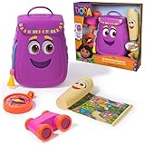 Dora, My Adventure Backpack, with Explorer Accessories‚ A Retractable Map, Toy Binoculars and Compass, Kids Toys for Girls and Boys Ages 3 and Up