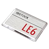 FRIDGE MAGNET - Ibstock LE6 - UK Postcode