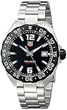 TAG Heuer Men's WAZ1110.BA0875 Stainless Steel Watch, Black, Quartz Watch