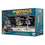 Games Workshop Warhammer The Old World Dwarfen Mountain Holds Dwarf Gyrocopters & Gyrobombers, Green, Brown