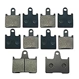 Motorcycle Front Rear Brake Pads Compatible with Kawasaki ZZR 1400 Ninja ZX14 ZX1400 Concours 14 ZG1400 GTR 1400 ABS 2008 2009 2010 2011 2012 2013-2016 ZX14R 2013 2014 2015 2016 FA417F FA254R