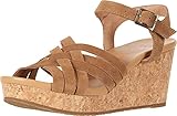 UGG Women's Uma Wedge Sandal, Chestnut, 12 M US