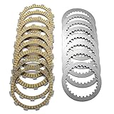 Pizgear Motorcycle Clutch Friction Disc Plate Kit, for Triumph, Daytona 955i Speed Triple Sprint RS ST T595 Daytona Tiger 900cc 955 To VIN Motorcycle Clutch Friction Plate