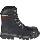 Caterpillar Men's Premier 8" WP TX Comp Toe Industrial and Construction Shoe, Black, 10 M US