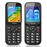Tosaju Feature Phone 4G Unlocked Portable Mini Basic Long Standby Time Backup Mobile Phone UK Sim Free with Bluetooth 1000mAh Dual Sim all carriers with Camera