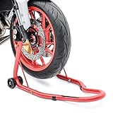 Motorcycle paddock stand ConStands Classic Front red compatible with Honda Varadero 125, Varadero XL 1000 V, VFR 750/800/1200 F/R/V-Tec