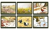 Lady Clare Game Birds Placemats - Set of 6