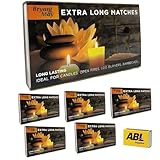 5 Boxes of Bryant & May Extra Long Matches + ABL Supplies Matchbox