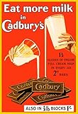 MCR Retro Classic British Advertisement Advertising Cadbury Poster Wall Art Decor Print Photo A4