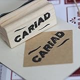 East of India Rubber Craft Welsh Design Stamp Cariad Sweetheart/Darling