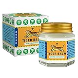 Tiger Balm White Ointment (30g), Effective Herbal Pain Relief, for Muscle Aches & Tension Headaches in Adults