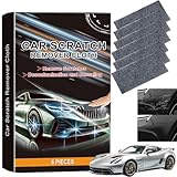 6 Pack Nano Sparkle Cloth Car Scratch Remover Set,Nano Ma/gic Cloth Scratch Remover Cloth,Nano Sparkle Cloth for Car Scratches,Car Scratch Repair Kit,Easy Polishing,for All Kinds of Vehicle Models
