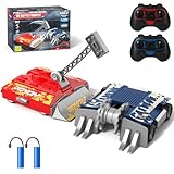 Sunrad Remote Control Battle Robots, RC Fighting Robots Toys for Kids, Combat Robot STEM Toys, 4WD 2.4 GHz Remote Control Robot Set Birthday Gifts for Boys and Girls Age 5 & Up