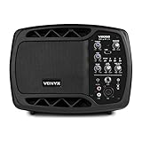 VONYX V205B Compact Personal Active Monitor - Bluetooth Speaker with Mount for Stage Monitors, Foldback Monitor, Compact PA System