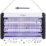 FRAXINUS Fly Zapper Electric, Mosquito Killer Lamp, Electronic Bug Catcher, 4200V High Powered Grids, 20W UV light Trap Flying Insects, wasps, and Moths, Quiet Pest Control for Indoor, Home Use.