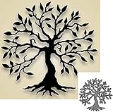 Tree Cutting Dies for Card Making，Tree Cutting Dies Cut Stencils for DIY Scrapbooking Photo Album Decorative Embossing Paper Dies for Card Making Templated+Cute Brooch Pin