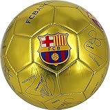 JIANWEI Barcelona Limited Edition No. 5 Football Primary And Secondary School Training Game Ball (regular 11-person System) (Color : Gold)