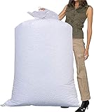 Large 10 Cubic FT Bag of White Polystyrene Beads Bean Bag Booster Refill Top Up Bag