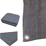 UKB4C Breathable & Weatherproof Caravan Awning Carpet Weaveatex Motorhome Tent Caravan Ground Sheet Matting Blue/Grey
