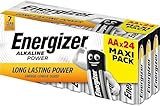 Energizer AA Batteries, Alkaline Power Double A Batteries, 24 Pack
