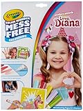 CRAYOLA Colour Wonder Love Diana, Mess Free Colouring Pages With 5 Markers Included, 23 Piece Set