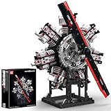Mould King 10233 Radial Aviation Engine Building Kit, 3089 Pcs to Build Your Own Aircraft Engine, Collector’s Gift & Engine Model Building Kit for Kids/Teens/Adults