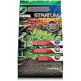 Fluval Plant & Shrimp Stratum Aquarium Planting Substrate, Brown, 4 kg