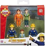 Fireman Sam Action Figures 5-pack, scaled play preschool poseable figures, imaginative play