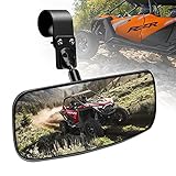 Esploratori UTV Rear View Mirror, RZR Rearview Mirror for 1.75"-2" Roll Bar Cage Compatible with Polaris RZR 1000 XP Turbo PRO R Kawasaki Mule Honda Pioneer 1000 YXZ 1000 Teryx Can am Maverick X3