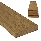 10x Sapele Mahogany Wood Pieces, 20 x 4.9 x 1cm Wooden Rectangle Hardwood Board, for DIY Crafts, Modelling, Fretwork, Timber Blanks and Engraved Home Decor Blocks