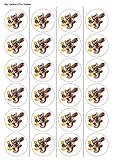 24X PRECUT SKYLANDERS BIRTHDAY, EDIBLE WAFER PAPER, CUPCAKE, CAKE TOPPERS 1087