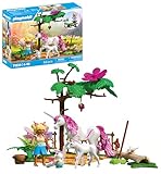Playmobil | Magic Unicorns | Enchanting unicorn stable for mom and foal | Imaginative play set for unicorn fans | With loving accessories & figures for children aged 4 and over | 71839