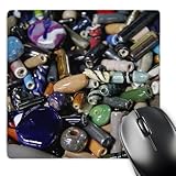 3dRose mp_131932_1 8 x 8-Inch Kazuri Bead Factory, Crafts, Nairobi, Kenya - Af21 Kwi0076 - Kymri Wilt Mouse Pad