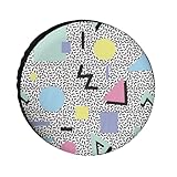 80s Or 90s Fashion Spare Tire Covers, Wheel Protectors for Truck Camper Trailer SUV, Universal Waterproof Tire Cover 24inch